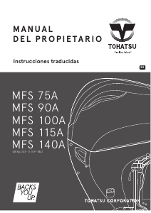 Manual de uso Tohatsu MFS 140A Motor fuera de borda