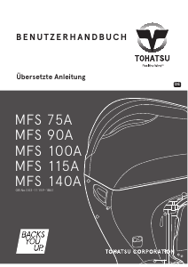 Bedienungsanleitung Tohatsu MFS 140A Aussenborder