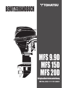 Bedienungsanleitung Tohatsu MFS 15D (EU Model) Aussenborder