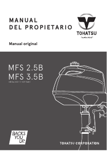Manual de uso Tohatsu MFS 2.5B (EU Model) Motor fuera de borda