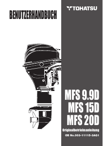 Bedienungsanleitung Tohatsu MFS 20D (EU Model) Aussenborder