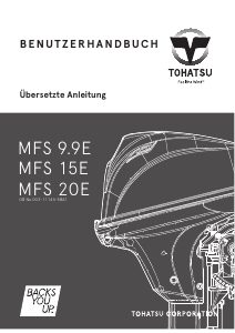 Bedienungsanleitung Tohatsu MFS 20E (EU Model) Aussenborder