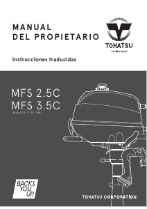 Manual de uso Tohatsu MFS 3.5C (EU Model) Motor fuera de borda
