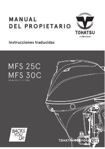 Manual de uso Tohatsu MFS 30C Motor fuera de borda