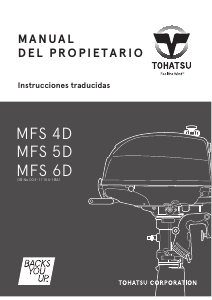 Manual de uso Tohatsu MFS 4D (EU Model) Motor fuera de borda