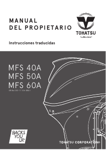 Manual de uso Tohatsu MFS 50A (EU Model) Motor fuera de borda