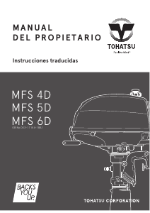 Manual de uso Tohatsu MFS 5D Motor fuera de borda