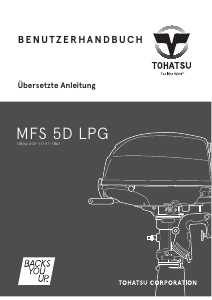 Bedienungsanleitung Tohatsu MFS 5D-LPG (EU Model) Aussenborder