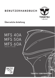 Manual de uso Tohatsu MFS 60A (EU Model) Motor fuera de borda