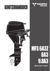 Bedienungsanleitung Tohatsu MFS 8A3 (EU Model) Aussenborder