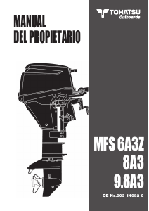 Manual de uso Tohatsu MFS 9.8A3 (EU Model) Motor fuera de borda