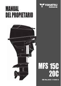 Manual de uso Tohatsu MFS15C Motor fuera de borda