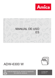 Manual de uso Amica ADW-6300 W Lavavajillas