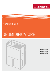 Manuale Ariston A-DEU16-EM Deumidificatore