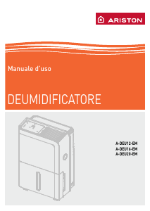 Manuale Ariston A-DEU20-EM Deumidificatore