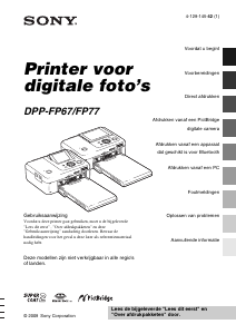 Handleiding Sony DPP-FP77 Fotoprinter