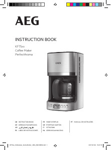 Manual de uso AEG KF5110 Máquina de café