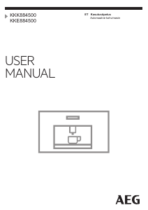 Kasutusjuhend AEG KKE884500 Kohvimasin