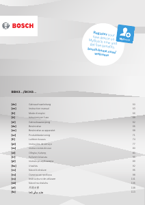 Manual de uso Bosch BCH3PT25AU Aspirador