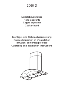 Manual AEG 2060D Cooker Hood