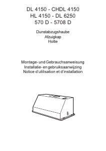 Handleiding AEG HL4150 Afzuigkap