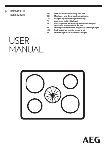 Manuál AEG IDE84242IB Odsavač par