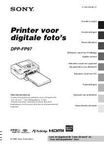 Handleiding Sony DPP-FP97 Fotoprinter