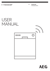 Käyttöohje AEG FSK83838P Astianpesukone
