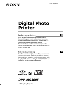 Handleiding Sony DPP-MS300E Fotoprinter