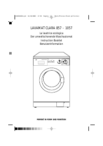 Manuale AEG CLARA1057 Lavatrice
