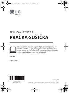 Návod LG F104DV9RD2E Práčka so sušičkou