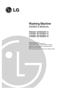 Manual LG F1056QDP Washing Machine
