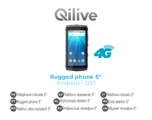 Manual Qilive Q10S5IN4GR Rugged Telefone celular