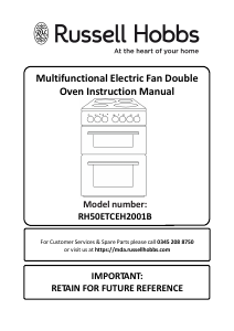 Handleiding Russell Hobbs RH50ETCEH2001B Fornuis