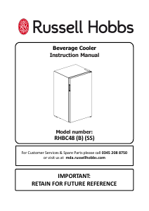Manual Russell Hobbs RHBC48B Refrigerator