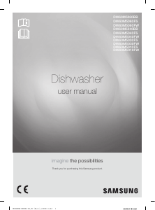 Manual Samsung DW60M5030FS/FA Dishwasher