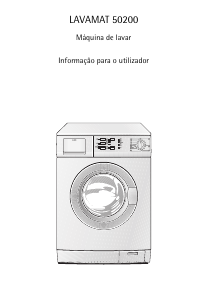 Manual AEG LAV50200 Máquina de lavar roupa