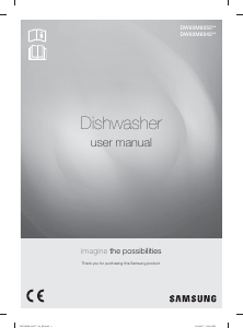 Manual Samsung DW60M6045FW Dishwasher