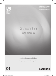 Manual Samsung DW60M5042FS/TL Dishwasher