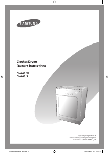Manual Samsung DV665J Dryer