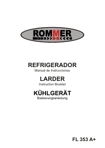 Manual Rommer FL 353 Refrigerator