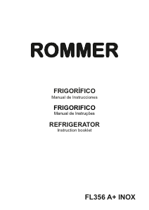 Manual Rommer FL 356 Refrigerator