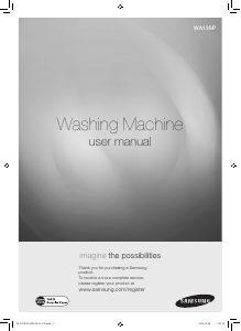 Manual Samsung WA13SP Washing Machine
