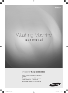 Manual Samsung WA12SPWEP/XSG Washing Machine