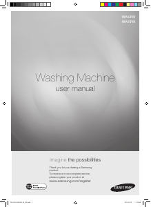 Manual Samsung WA13V9XIP/XFA Washing Machine