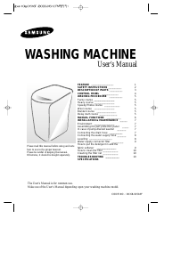 Manual Samsung WA12K2Q1 Washing Machine