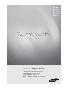 Manual Samsung WB15U3 Washing Machine