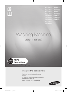 Manual Samsung WA11G9 Washing Machine