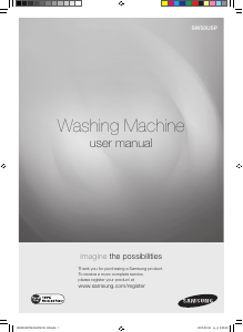 Manual Samsung SW50USPIW/XSA Washing Machine