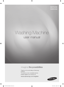 Manual Samsung SW65V9 Washing Machine